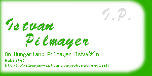 istvan pilmayer business card